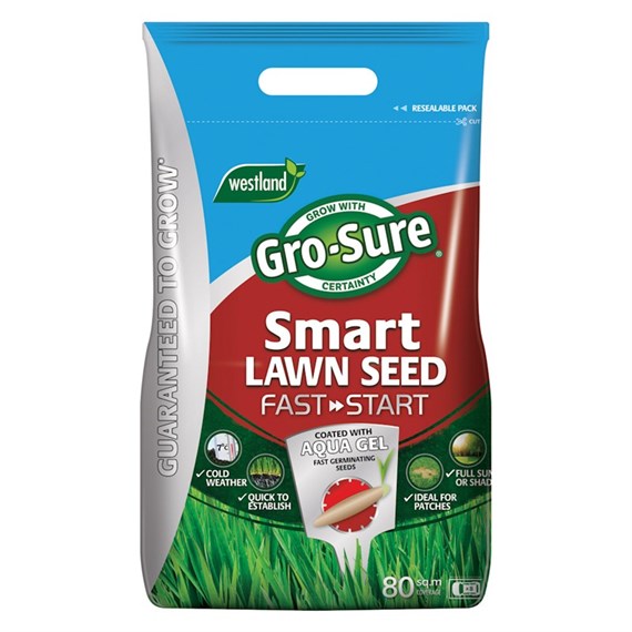 Gro-Sure Smart Fast Start Lawn Seed Bag 80m2 (20500310)