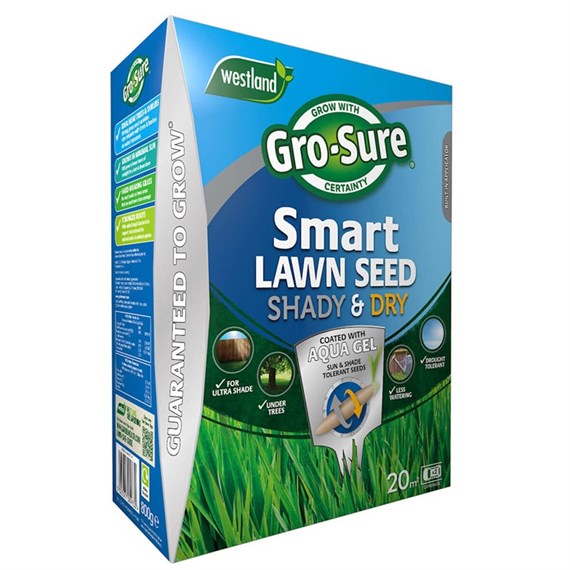 Gro-Sure Smart Seed Lawn Seed Shady & Dry 20Sq.M (20500262)
