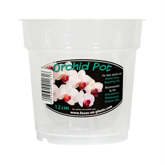 Growth Technology Clear Orchid Pot 12cm (POCL12M)