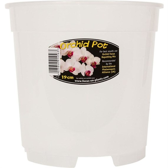 Growth Technology Clear Orchid Pot 19cm (POCL19M)