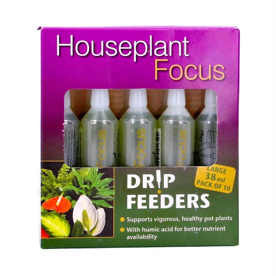 Growth Technology Houseplant Focus Drip Feeders 38ml - 10 Pack (GTHPFDB)
