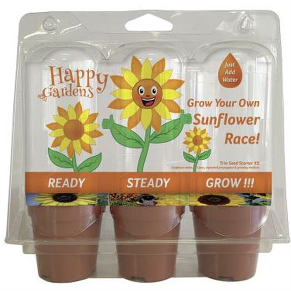 Happy Gardens Sunflower Race Trio Growing Kit (340285)