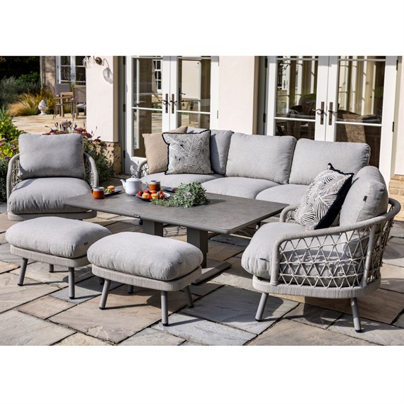 Hartman Aries 3 Seat Lounge Dining Outdoor Garden Furniture Set Set
