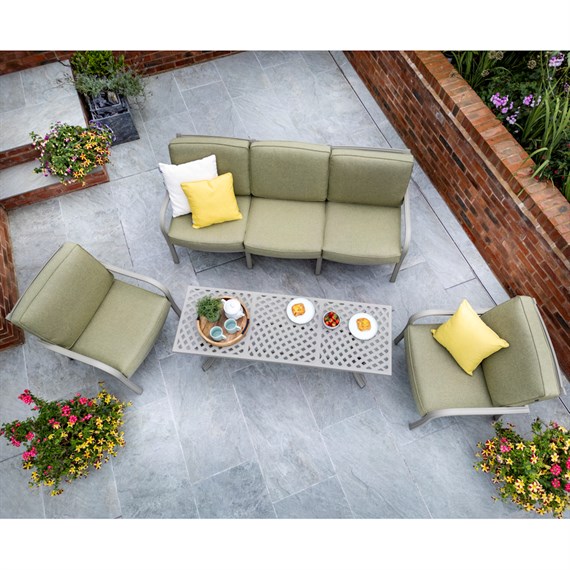 Hartman Buxton 3 Seat Lounge Coffee Outdoor Garden Furniture Set