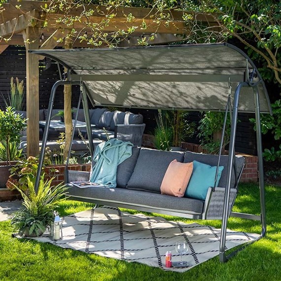 Hartman Dubai 3 Seat Outdoor Garden Furniture Swing (69804012)