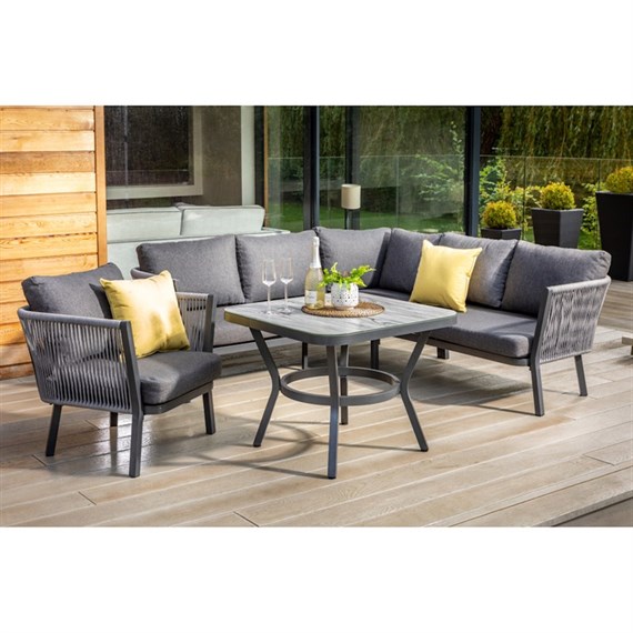 Hartman Dubai Square Corner Casual Outdoor Garden Furniture Set