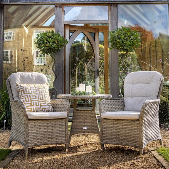 Hartman Eton 2 Seat Outdoor Garden Furniture Bistro Set