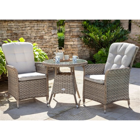 Hartman Heritage Beech 2 Seat Bistro Set Outdoor Garden Furniture (711182)