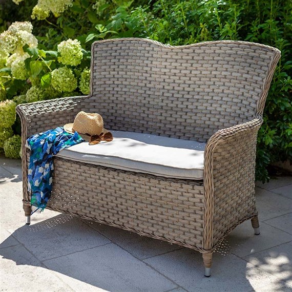 Hartman Heritage Beech Outdoor Garden Furniture High Back Bench