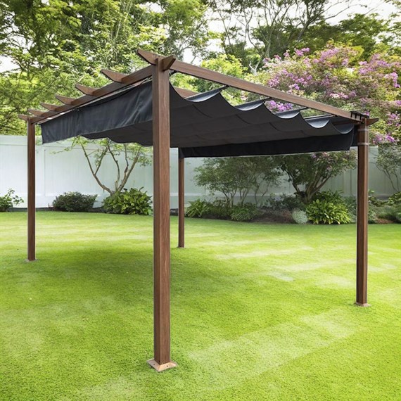 Hartman Monza Pergola 3 x 3m Folie Wood