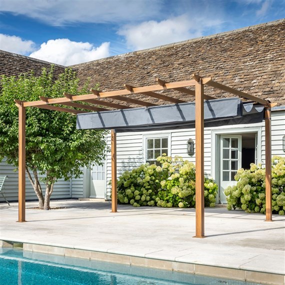 Hartman Monza Pergola 3 x 4m Folie Wood