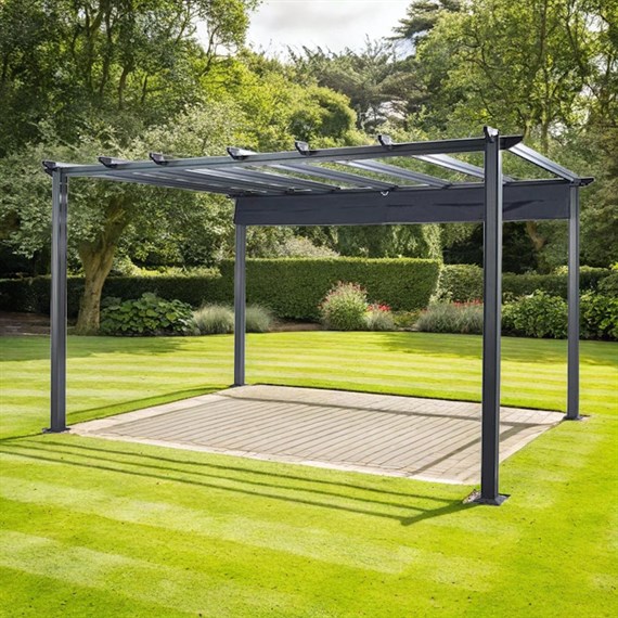 Hartman Monza Pergola 3 x 4m Grey