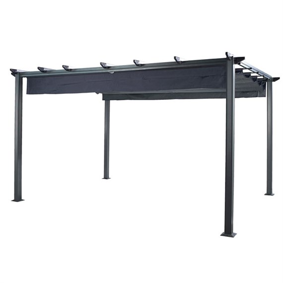 Hartman Roma Outdoor Garden Pergola 3m x 3m - Grey (68541692)