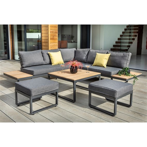 Hartman Singapore Square Corner Platform Outdoor Garden Furniture Lounge Set