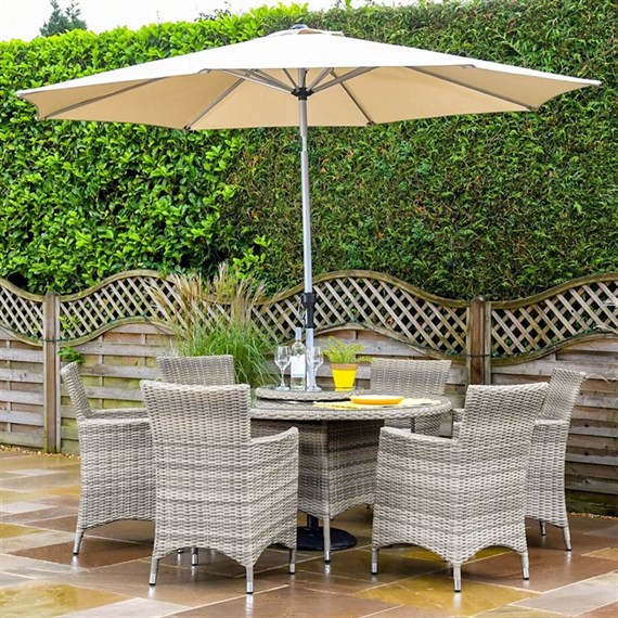 Hartman Westbury 6 Seat Outdoor Garden Furniture Set in Beech