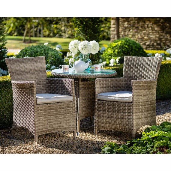 Hartman Westbury Bistro Outdoor Garden Furniture Set in Beech