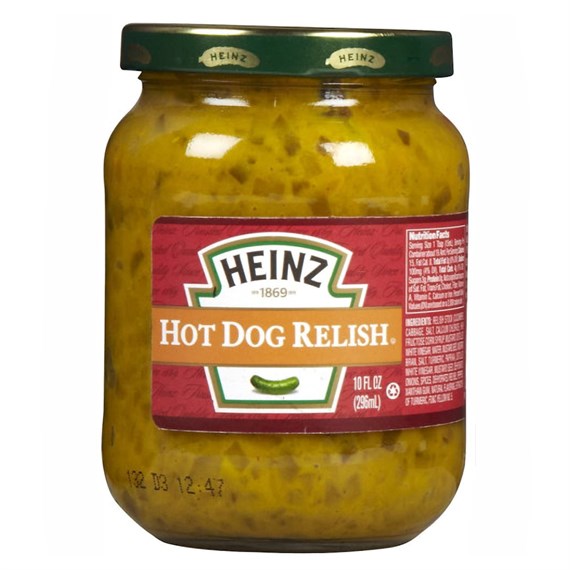 Heinz Hot Dog Relish 296ml American Import Condiment