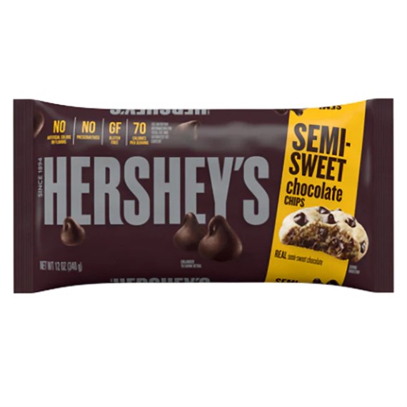 Hershey's Semi-Sweet Chocolate Baking Chips 340g American Import Baking Mix