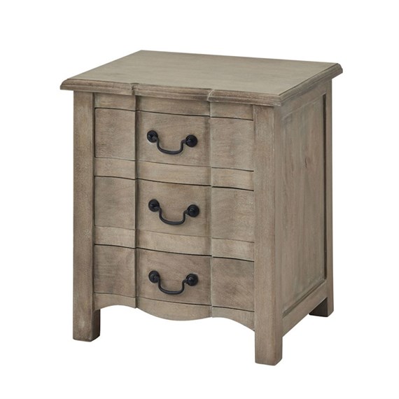Hill Interiors Copgrove 3 Drawer Bedside Table (22693) - Direct Dispatch