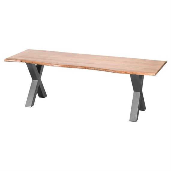 Hill Interiors Live Edge Large Dining Table (20401) - Direct Dispatch