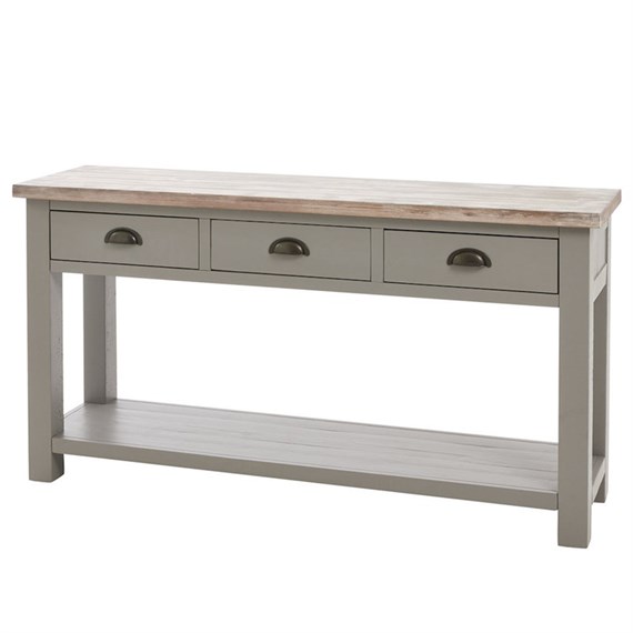 Hill Interiors The Oxley Three Drawer Console Table (22537) - Direct Dispatch