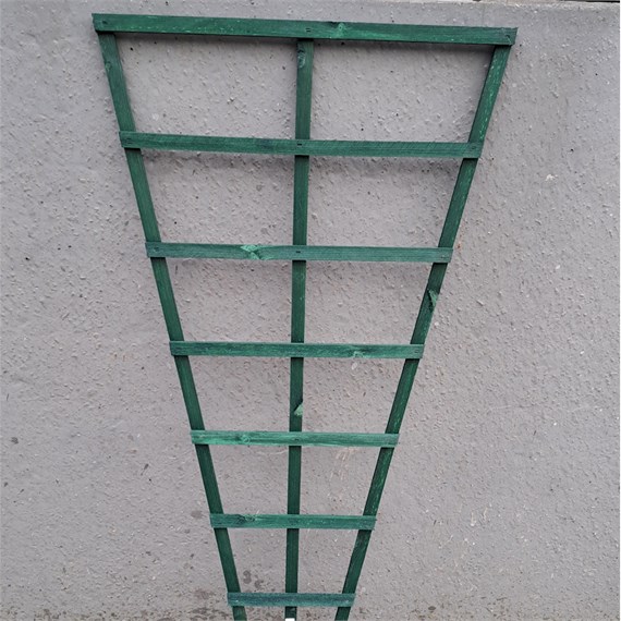 Honeysuckle 3.5ft x 2ft Green Fan Trellis (0935)