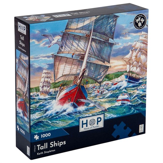 HOP Tall Ships 1000 Piece Jigsaw Puzzle (HP0639)