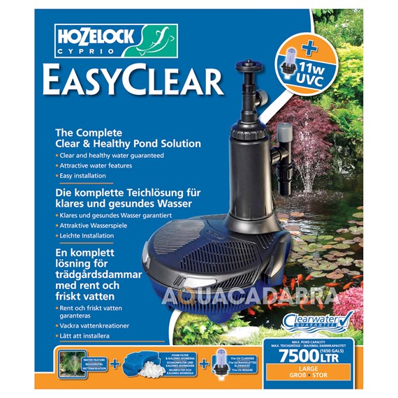 Hozelock Easyclear 7500 All in One Pump Filter (1766)