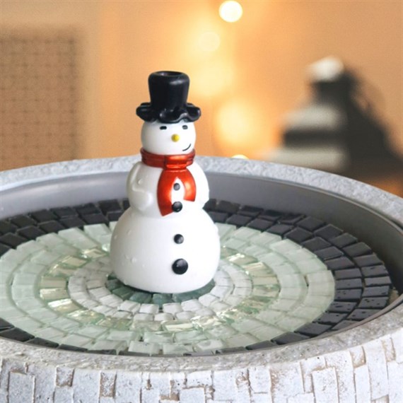 Hydria Water Feature Collectible Fountin Head - Christmas Snowman - Direct Dispatch (P-541010)