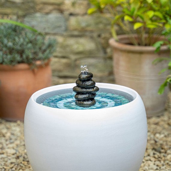 Hydria Water Feature Collectible Fountin Head - Mindfulness Pebbles - Direct Dispatch (P-487641)