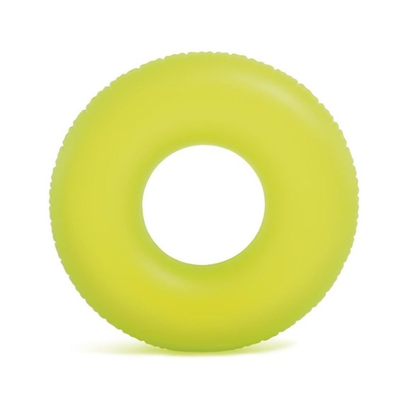 Intex Rubber Ring - Neon Frost Tubes - Green (59262NP)