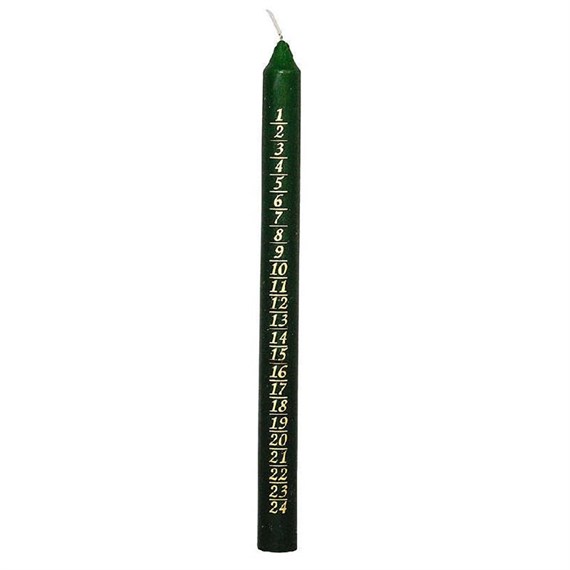 Ivyline Advent Christmas Candle Emerald (K2230 3124 74IVY)
