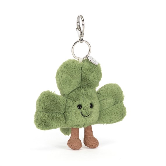 Jellycat Amuseables Siofra Shamrock soft Toy Bag Charm (A4SHMBC)