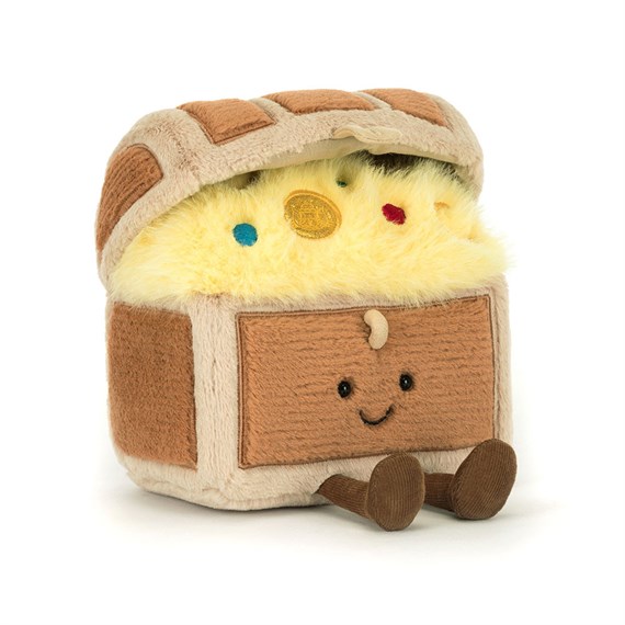 Jellycat Amuseables Treasure Chest Soft Toy (A2TRES)