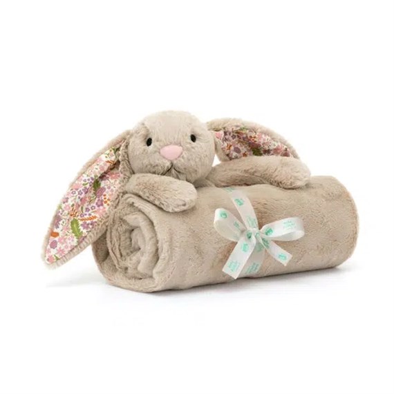 Jellycat Bashful Beige Bunny Blankie Soft Toy (BLNK4B)