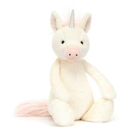 Jellycat Bashful Unicorn Original Soft Toy (BAS3UC)
