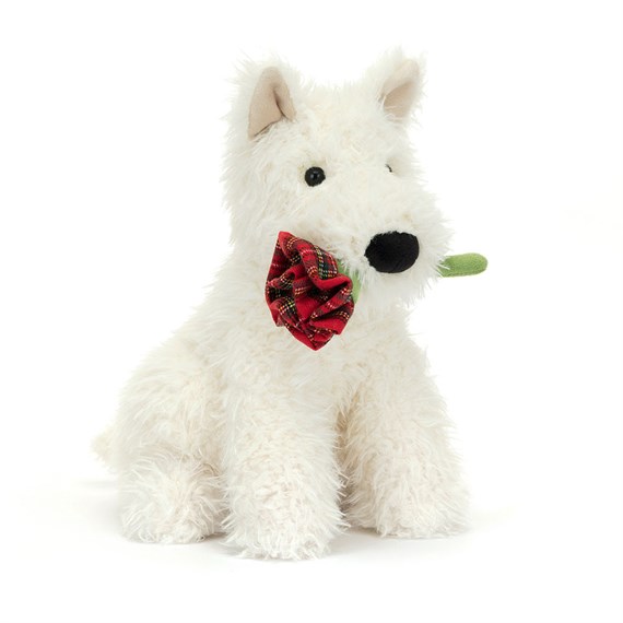 Jellycat Munro Scottie Dog 'Love You' Soft Toy (MUN2VSG)