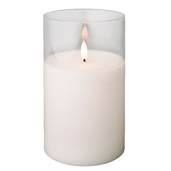 Kaemingk 17.5cm LED Candle Light Up Christmas Decoration - White (485356)