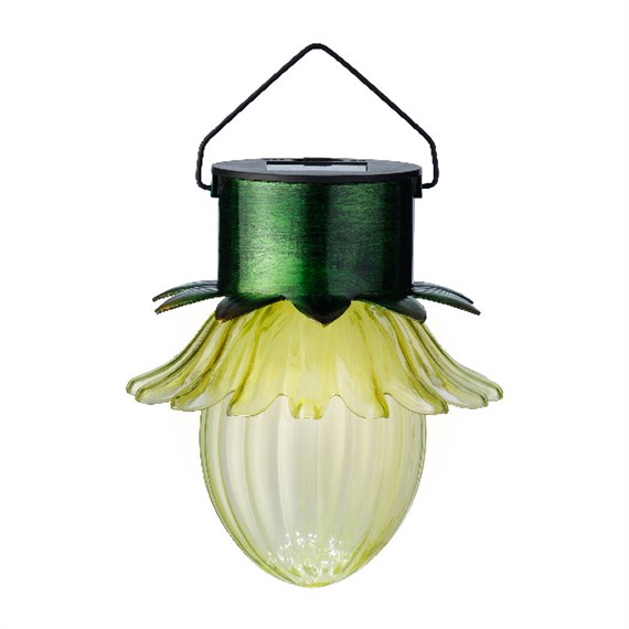 Kaemingk 35cm Solar Bulb Hanging Garden Light - Yellow (892042)