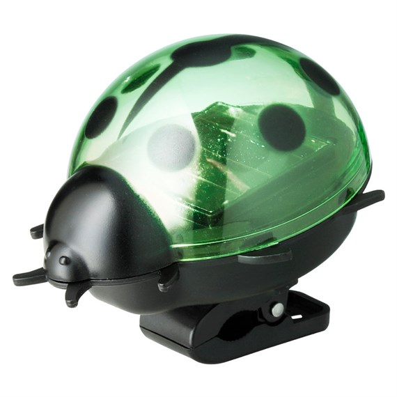 Kaemingk 8cm Solar Garden Light - Green Ladybird (895324)