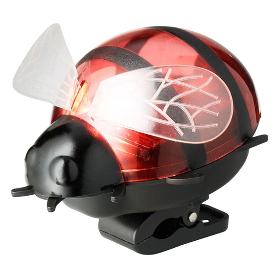 Kaemingk 8cm Solar Garden Light - Red Bee (895324)