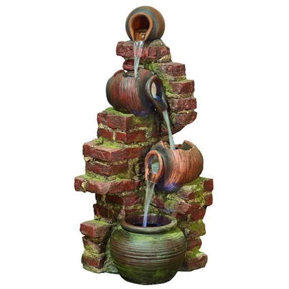 Kelkay Flowing Jugs Water Fountain Feature (45134L)