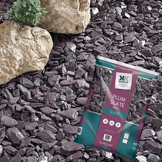 Kelkay Plum Slate Chippings 40mm (1018)