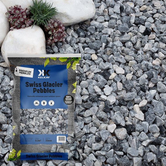 Kelkay Swiss Glacier Pebbles 25-40mm (1096)