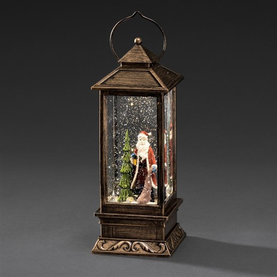 Konstsmide Water Lantern with LED Christmas Santa 27cm - Battery Operated (2888-000)