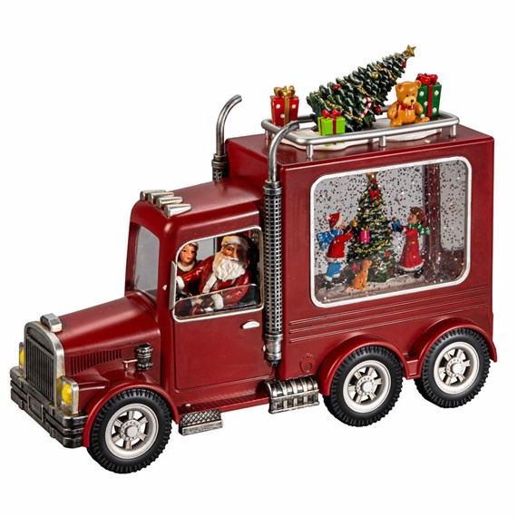 Konstsmide Light Up Santas Truck Water Lantern With Warm White LEDs (4318-550)