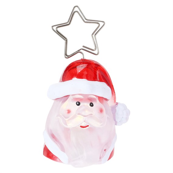 Koopman Acrylic Light Up Christmas Namecard Holder - Santa (AX5330000)