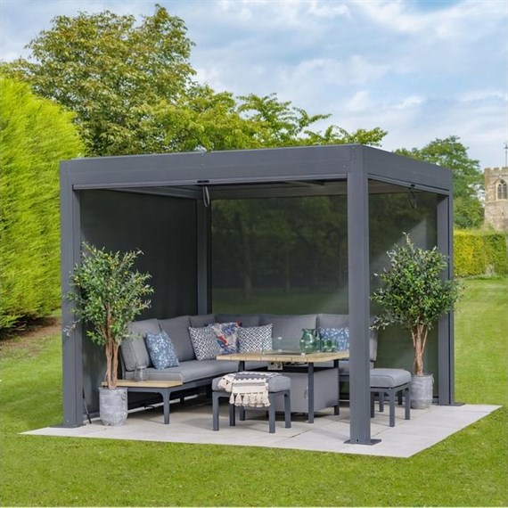 Leisuregrow 3 x 4m Stockholm Outdoor Garden Gazebo (STHGAZ02)
