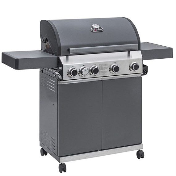 Grillstream Classic 4 Burner Barbecue Hybrid Charcoal & Gas BBQ - Matt Grey (GCH45MG)