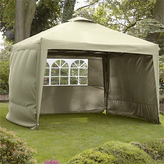 LeisureGrow Hamilton 3 Meter Pop-Up Garden Gazebo Side Walls - Cream (GAZS12CR)